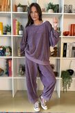 Terry B Classic Sweatshirt Dewberry 